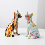 Elegant Resin Art Figurine of a Chihuahua – Charming Home Decoration