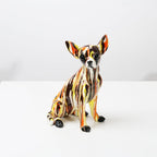 Elegant Resin Art Figurine of a Chihuahua – Charming Home Decoration