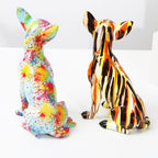 Elegant Resin Art Figurine of a Chihuahua – Charming Home Decoration