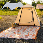 Vibrant Floral Cotton Throw Blanket for Cozy Living
