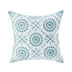 Elegant Garden-Inspired Cotton Pillow Cover