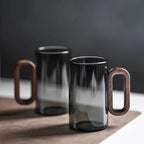 Elegant Artisan Glass Coffee Cup