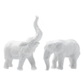 Elegant Minimalist Porcelain Elephant Figurine