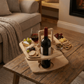 Elegant Outdoor Wine Serving Table