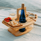 Elegant Outdoor Wine Serving Table