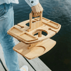 Elegant Outdoor Wine Serving Table