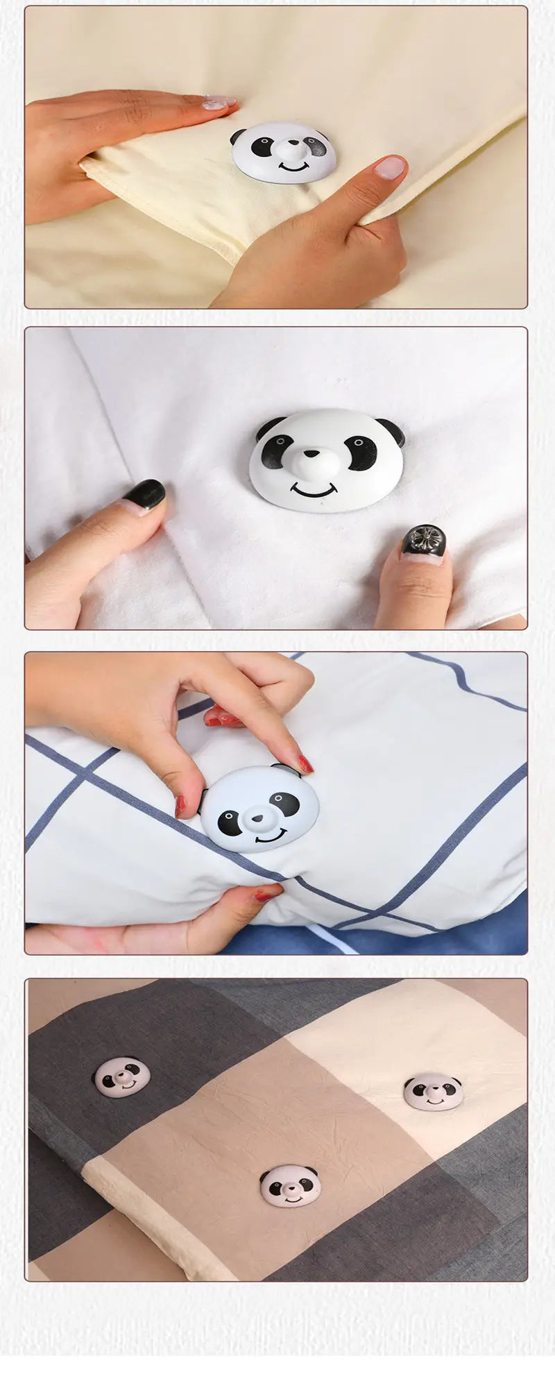 Whimsical Animal Duvet Fasteners for Cozy Bedding