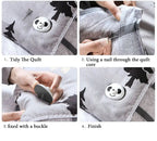 Whimsical Animal Duvet Fasteners for Cozy Bedding