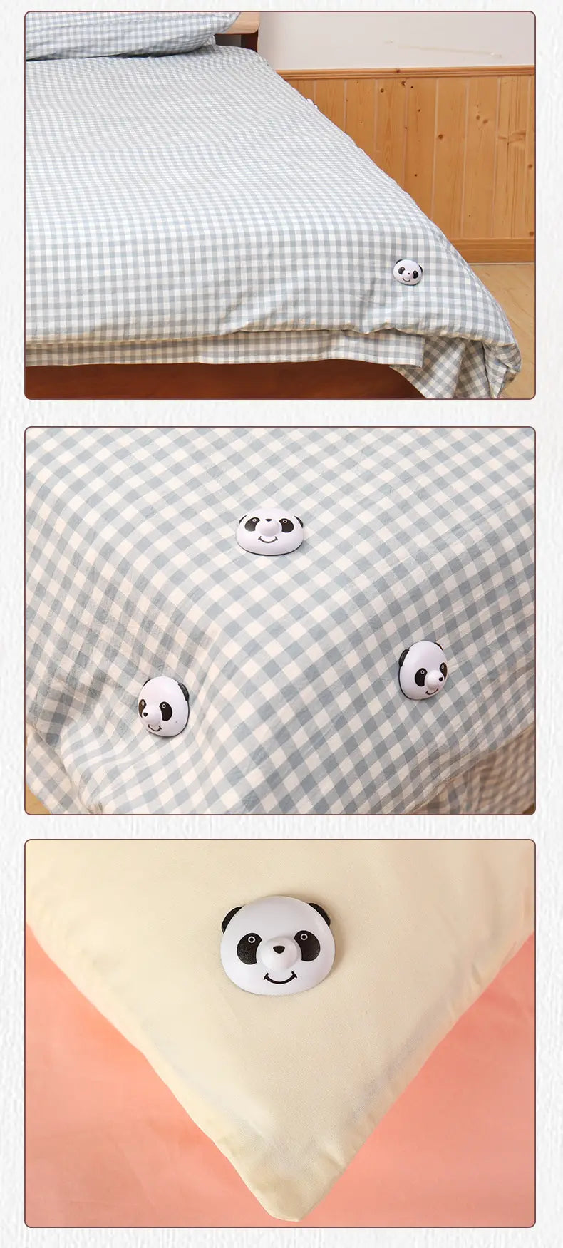 Whimsical Animal Duvet Fasteners for Cozy Bedding