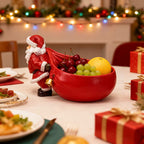 Festive Santa Serving Bowl for Holiday Treats