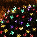 Enchanting Solar Blossom String Lights