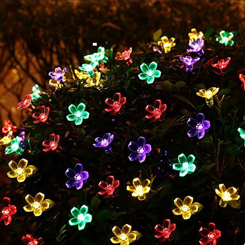 Enchanting Solar Blossom String Lights