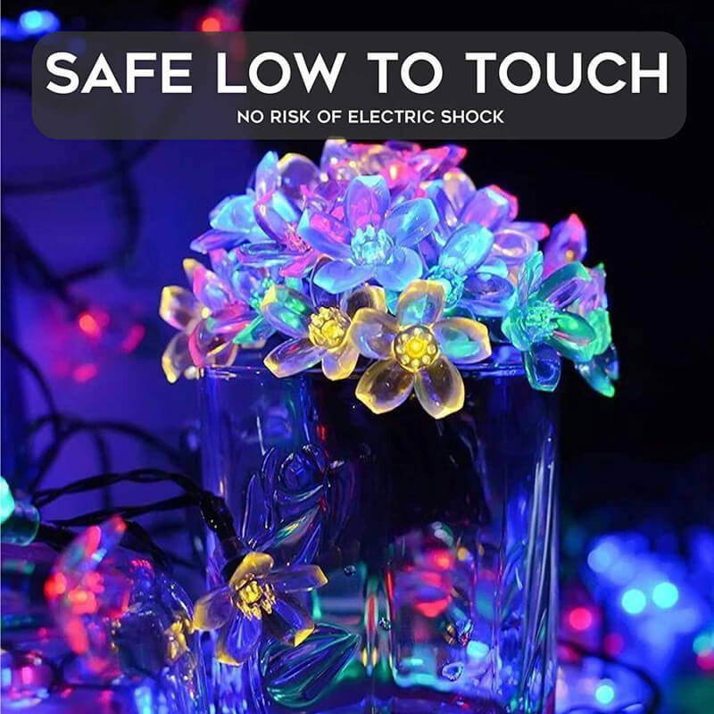 Enchanting Solar Blossom String Lights