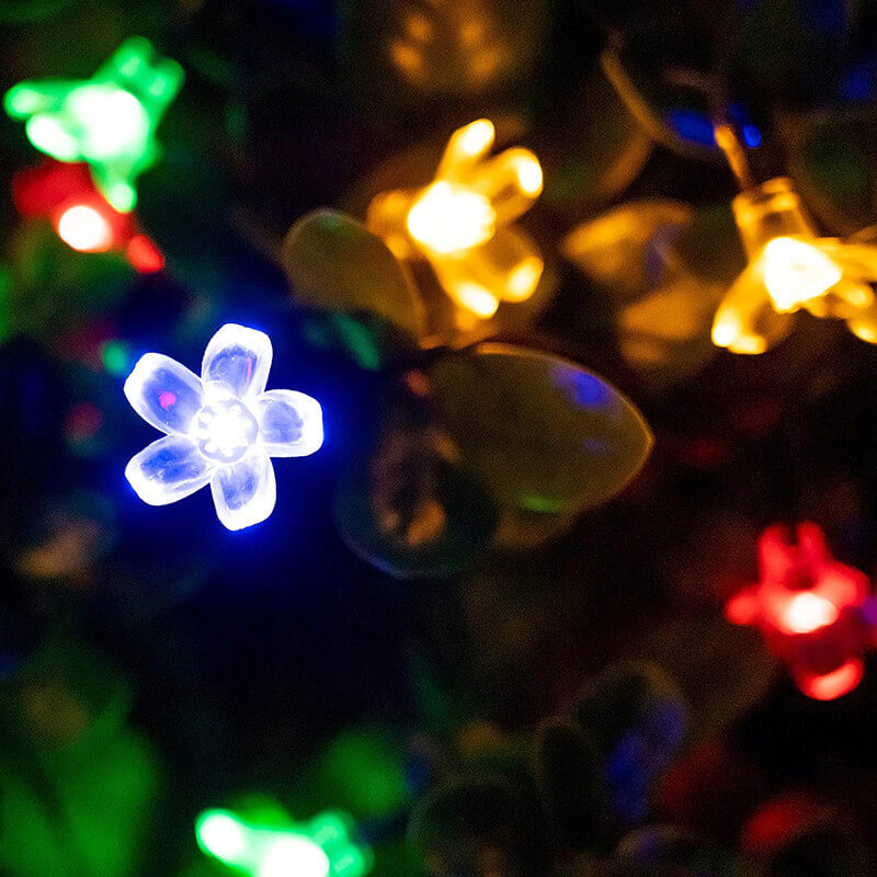 Enchanting Solar Blossom String Lights