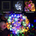 Enchanting Solar Blossom String Lights