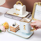 Elegance in Ceramic: Luxe Tea & Coffee Set