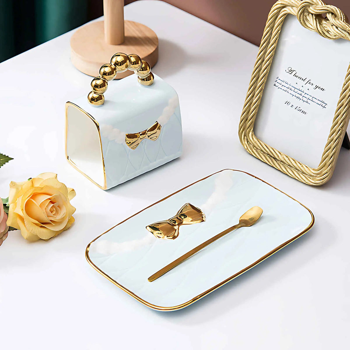 Elegance in Ceramic: Luxe Tea & Coffee Set
