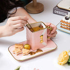 Elegance in Ceramic: Luxe Tea & Coffee Set