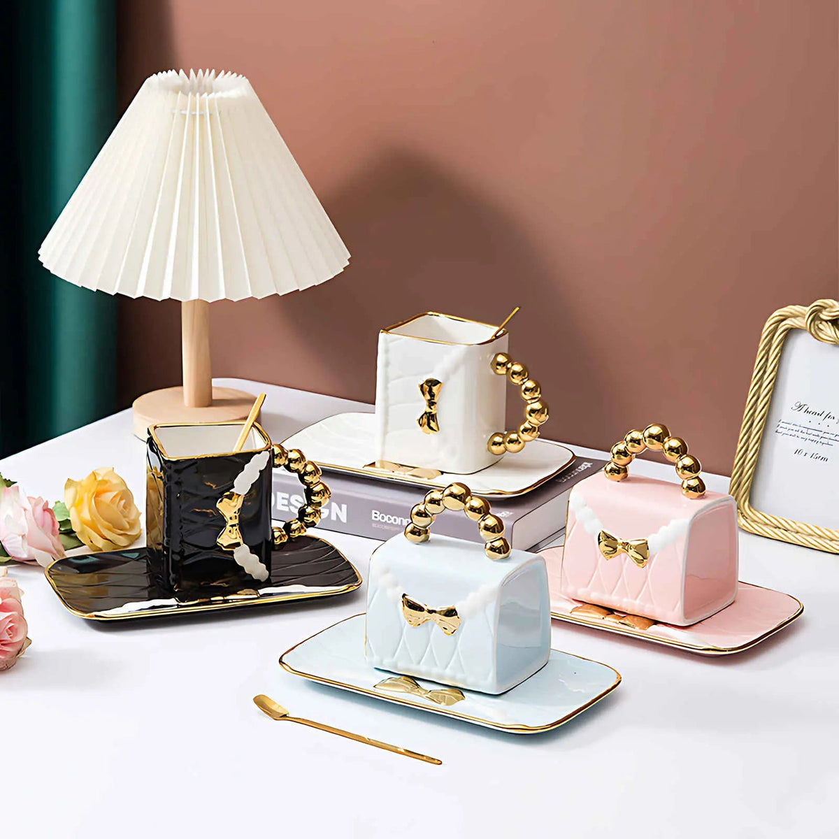 Elegance in Ceramic: Luxe Tea & Coffee Set