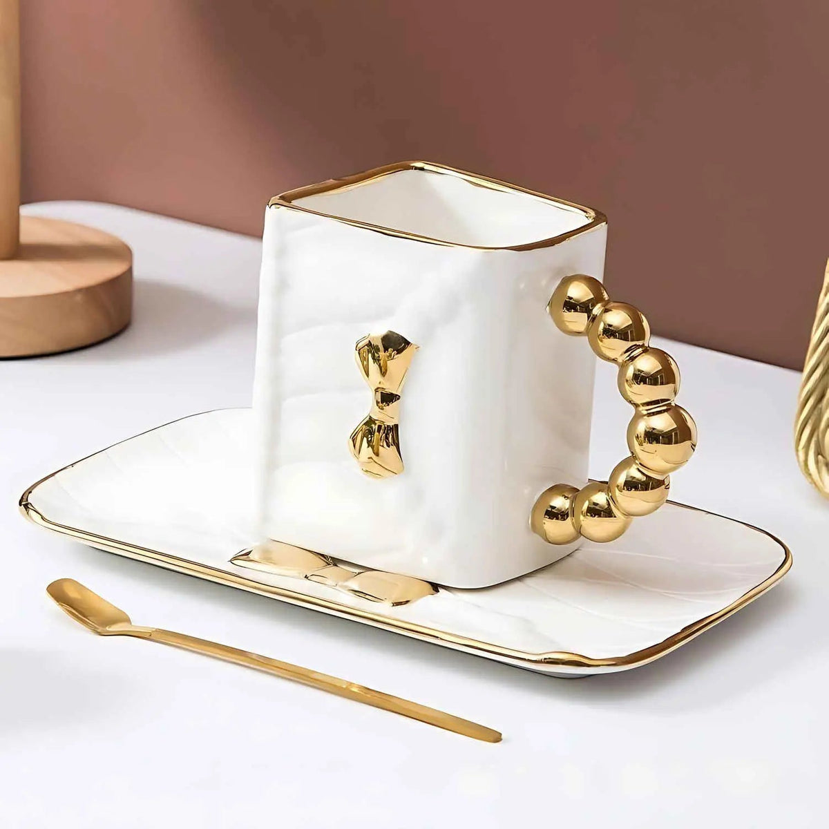 Elegance in Ceramic: Luxe Tea & Coffee Set