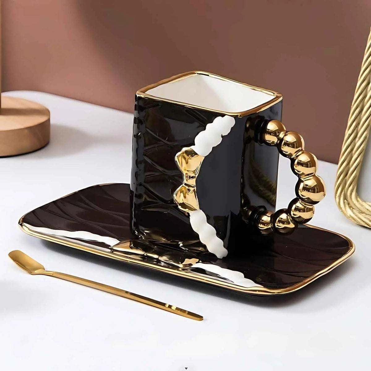 Elegance in Ceramic: Luxe Tea & Coffee Set