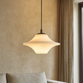 Pendant Light with Marble Stone Design
