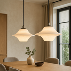 Pendant Light with Marble Stone Design