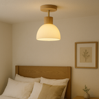 Ceiling Light Fixture in Scandinavian Wood Design