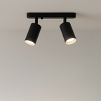 Ceiling Spotlight with Adjustable Dual Heads