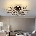 Floral Crystal Ceiling Lamp – Elegant Home Lighting Fixture