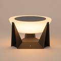 Patio Accent Lights with Solar Halo Design