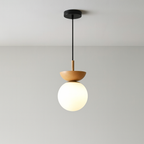 Japanese-Inspired Globe Pendant Light in Minimalist Design
