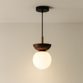 Japanese-Inspired Globe Pendant Light in Minimalist Design