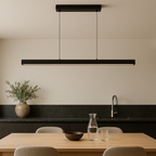 Scandinavian Style Pendant Light with Minimalist Linear Design