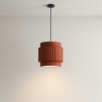 Hanging Lamp in Colorful Ceramic Design