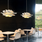 Pendant Light with Blooming Floral Design