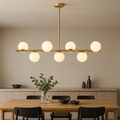 Modern Gold Pendant Lighting in Linear Design