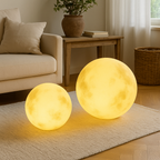 Solar-Powered Moon Lamp for Garden Decor