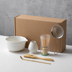 ZenBrew Japanese Matcha Tea Set: Bowl, Whisk & Essentials