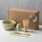ZenBrew Japanese Matcha Tea Set: Bowl, Whisk & Essentials