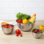 Ultimate Stainless Steel Mixing Bowl Set with Secure Lids & Grater Tools