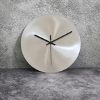 Tranquil Elegance: Olive Stainless Steel Wall Clock