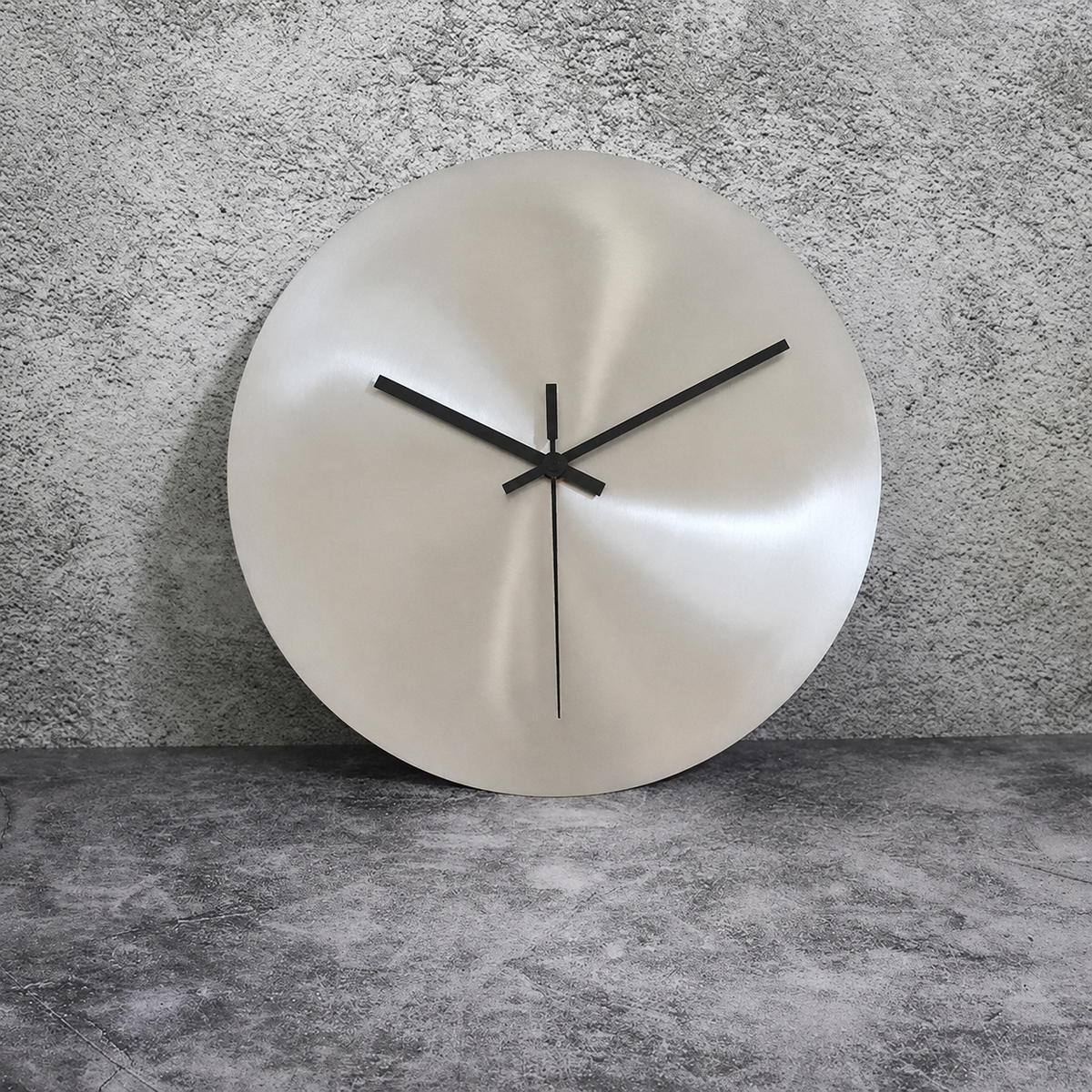 Tranquil Elegance: Olive Stainless Steel Wall Clock