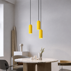 Elegant Ribbed White Pendant Light for Stylish Kitchens