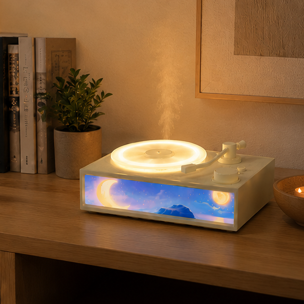 AuraScent Multi-Function Audio Diffuser with Visual Effects