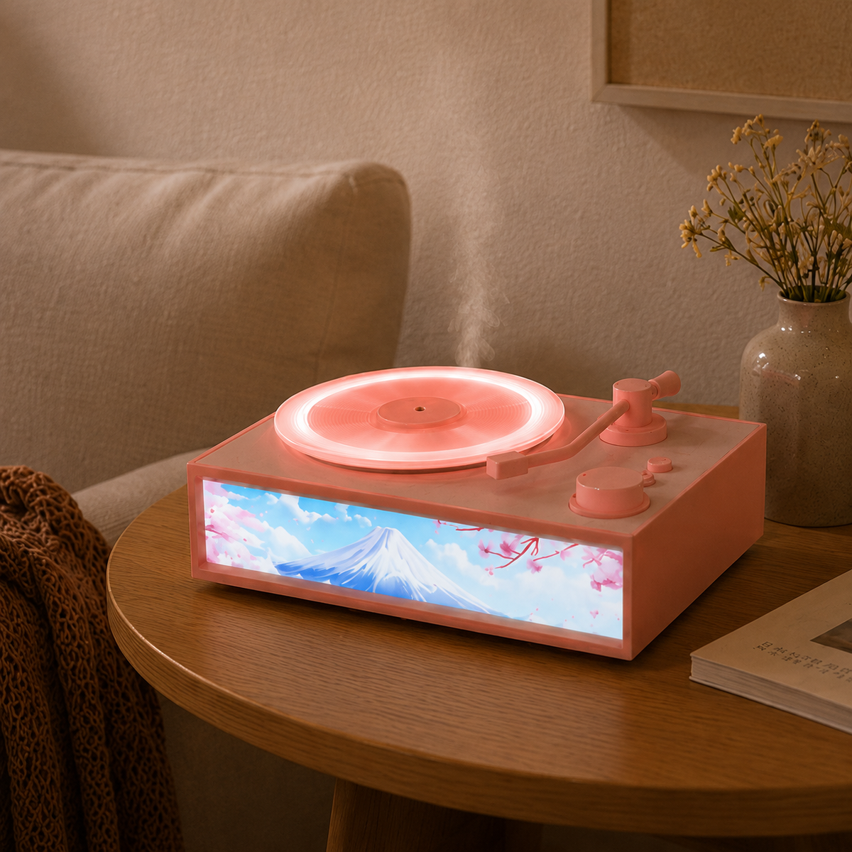 AuraScent Multi-Function Audio Diffuser with Visual Effects