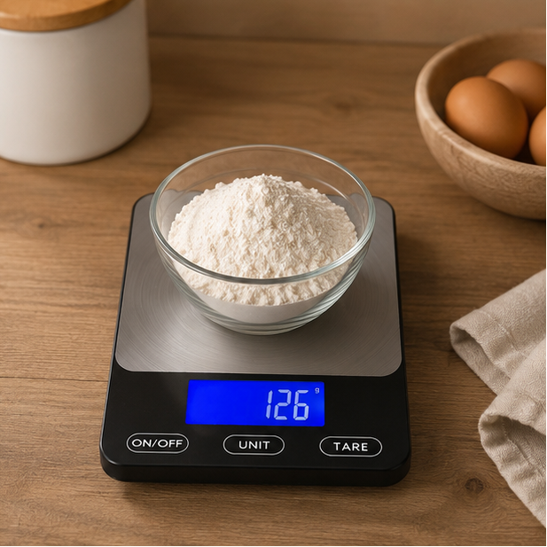 SleekPro Precision Digital Kitchen Scale for Perfect Baking