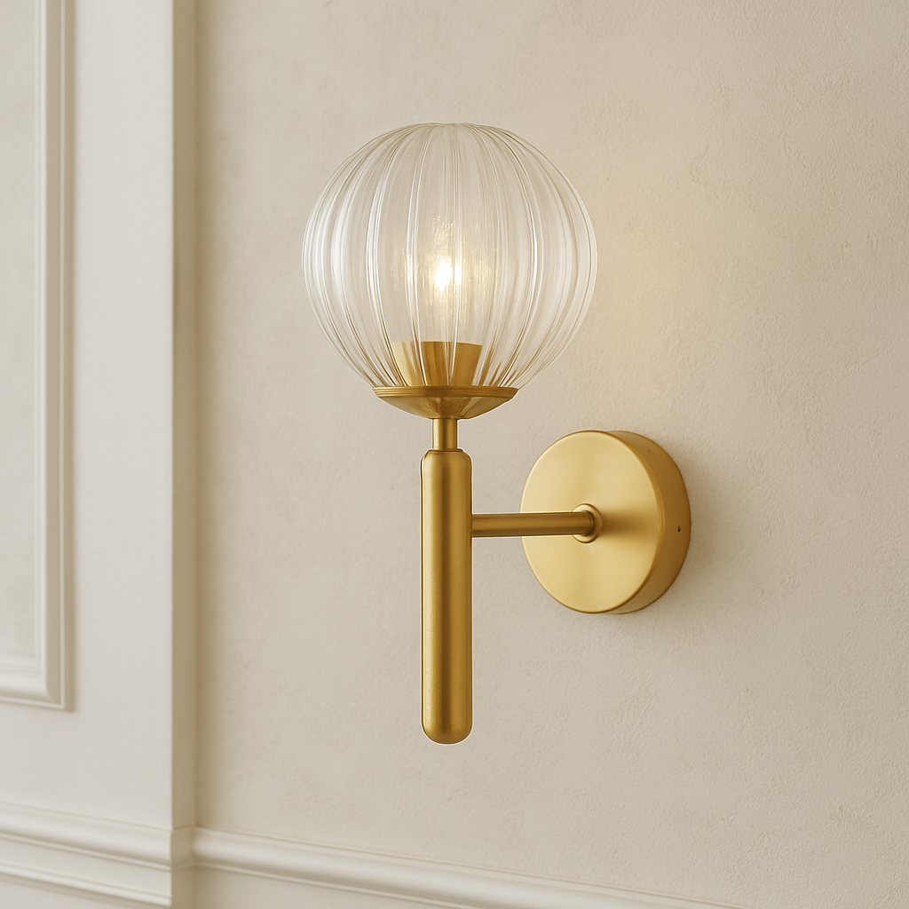 Northern Style Sphere Wall Light Fixture