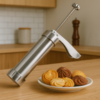 Aluminum Cookie Press Kit – Accurate Baking Tool for Perfect Cookies