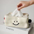 Joyful Ceramic Tissue Dispenser Cover